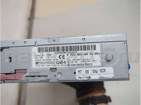 Блок навигации Mercedes S W220, 2004 г., OEM A2208703589, арт. 21214185, фото 4