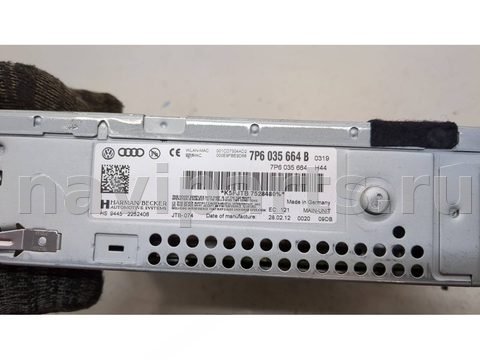 Блок навигации Volkswagen Touareg II, 2010 г., OEM 7P6035664B, арт. 21228212, фото 4