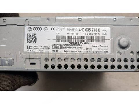 Блок навигации Audi A8 D4, 2010 г., OEM 4H0035746C, арт. 21374451, фото 5