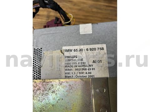 Блок навигации BMW 5 E39, 2001 г., OEM 65906920758, арт. 21881, фото 2