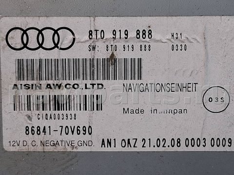 Блок навигации Audi A4, 2010 г., OEM 8T0919888, арт. 316598, фото 6