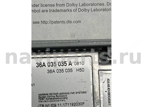 Блок навигации Bentley Bentayga 4V1, 2017 г., OEM 36a035035a, арт. 38642, фото 5