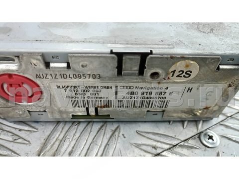 Блок навигации Audi A4 B6, 2004 г., OEM 4B0919887E, арт. 4BE01I901, фото 4