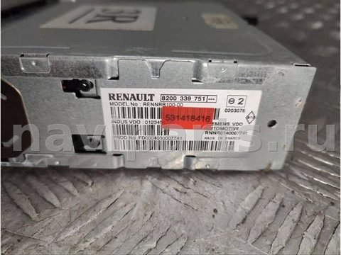 Блок навигации Renault Scenic, 2004 г., OEM 8200339751, арт. 531418416, фото 3