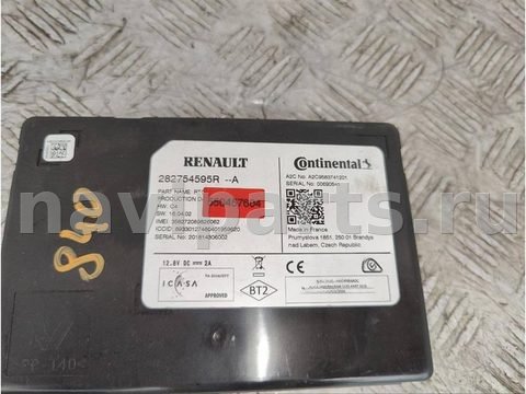 Блок навигации Renault Scenic, 2018 г., OEM 282754595R, арт. 550457604, фото 3