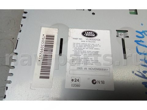 Блок навигации Land-Rover Range Rover, 2005 г., OEM VUX500104, арт. 5OK47I901, фото 4