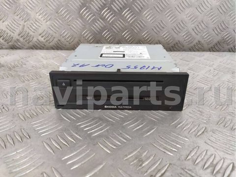 Блок навигации Skoda Octavia A7, 2014 г., OEM 5E0035874A, арт. 64070098