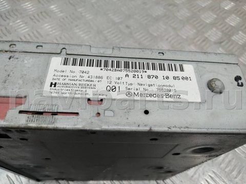 Блок навигации Mercedes E W211, 2006 г., OEM A2118701085, арт. 86374, фото 4