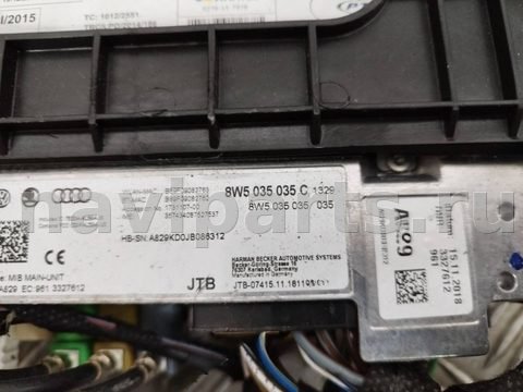 Блок навигации Audi A5, 2019 г., OEM 8w5035035c, арт. 91844761, фото 5
