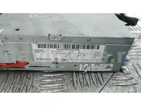 Блок навигации Audi Q7, 2006 г., OEM 4E0919887D, арт. BAD14I901, фото 4