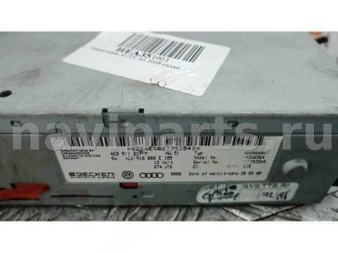 Блок навигации Audi A6 C6, 2008 г., OEM 4E0910888E, арт. HEA35I901, фото 4