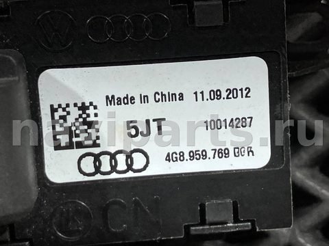 Блок памяти сидений Audi A7, 2012 г., OEM 4G89597695PR, арт. 00533244, фото 9