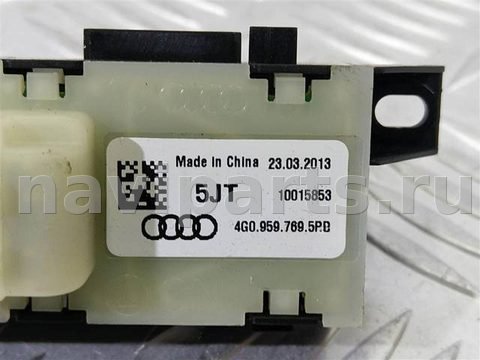 Блок памяти сидений Audi A6 C7, 2010 г., OEM 4G0959769, арт. 19507, фото 5