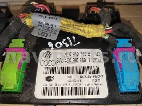 Блок памяти сидений Audi A8, 2009 г., OEM 4E0959760B, арт. 8204.T1306, фото 3