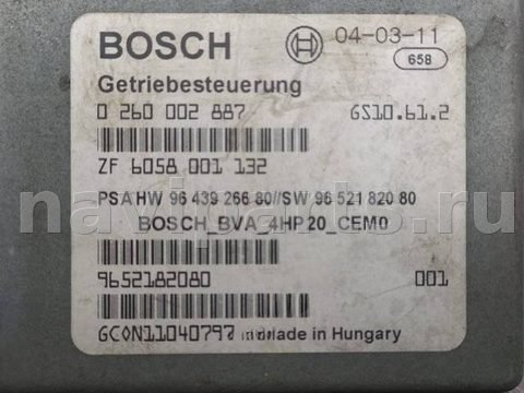 Блок управления АКПП Citroen C5, 2011 г., OEM ZF6058001132, арт. 1007943, фото 3