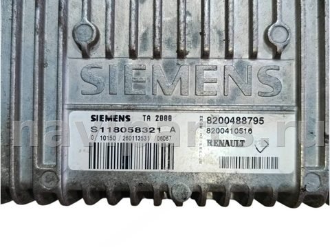 Блок управления АКПП Renault Laguna, 2005 г., OEM S118058321A, арт. 1056721303, фото 4
