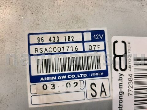 Блок управления АКПП Chevrolet Nubira, 2007 г., OEM 96433182, арт. 1100723, фото 4