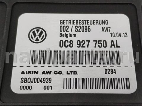Блок управления АКПП Audi Q7 4L, 2009 г., OEM 0C8927750AL, арт. 27772, фото 5