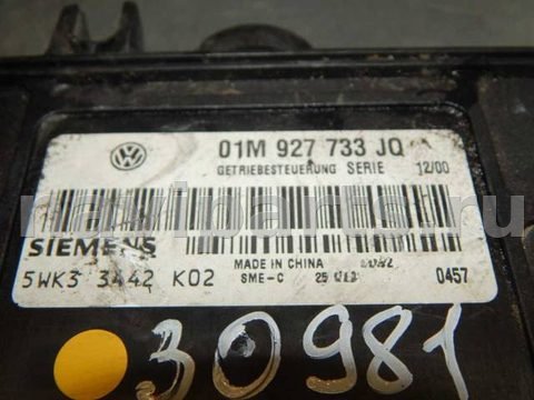 Блок управления АКПП Volkswagen Golf, 2000 г., OEM 01M927733JQ, арт. 30981, фото 2