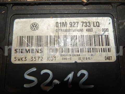 Блок управления АКПП Volkswagen Golf, 2001 г., OEM 01M927733JQ, арт. 30987