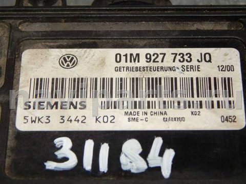 Блок управления АКПП Volkswagen Golf, 2000 г., OEM 01M927733JQ, арт. 31184, фото 3