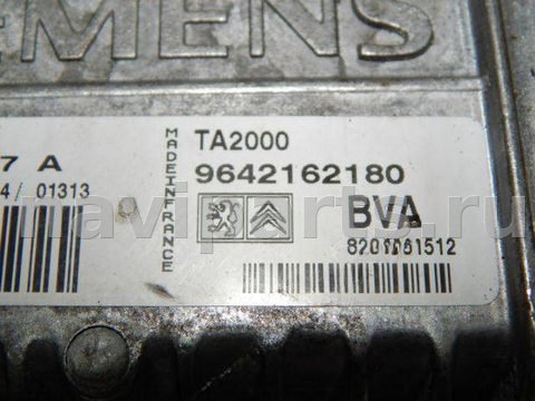 Блок управления АКПП Peugeot 206, 1999 г., OEM 9642162180, арт. 33047, фото 3