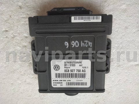 Блок управления АКПП Volkswagen Touareg, 2011 г., OEM 0C8927750AG, арт. 424066