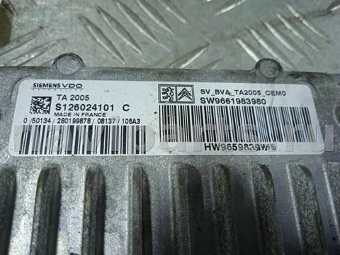 Блок управления АКПП Citroen C4, 2006 г., OEM S126024101, арт. 47260.6, фото 2