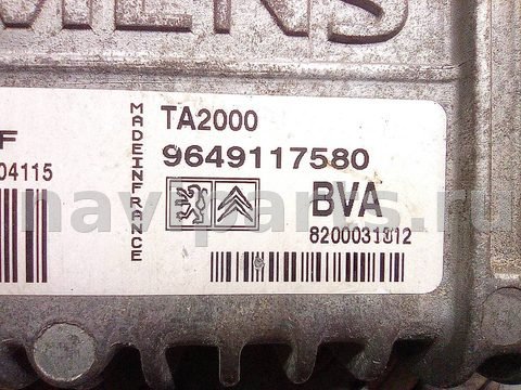 Блок управления АКПП Citroen C5, 2006 г., OEM 9649117580, арт. A12684_1, фото 5