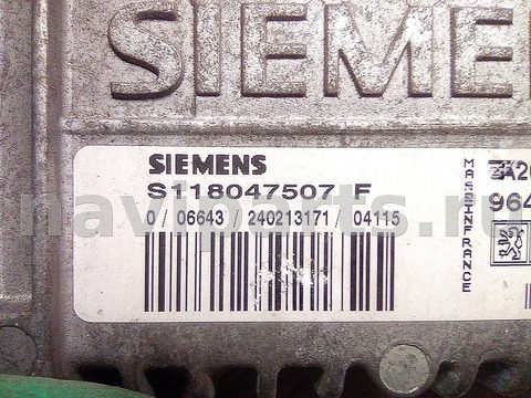 Блок управления АКПП Citroen C5, 2001 г., OEM 9649117580, арт. A12684, фото 4
