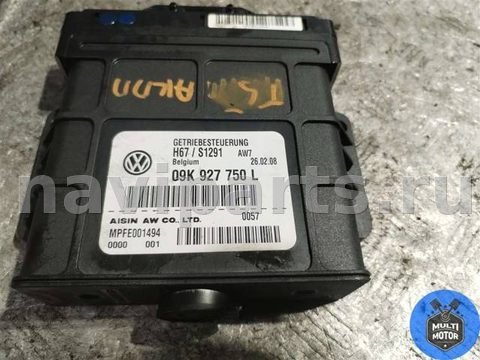 Блок управления АКПП Volkswagen Transporter, 2008 г., OEM 09K927750L, арт. B00119017, фото 2