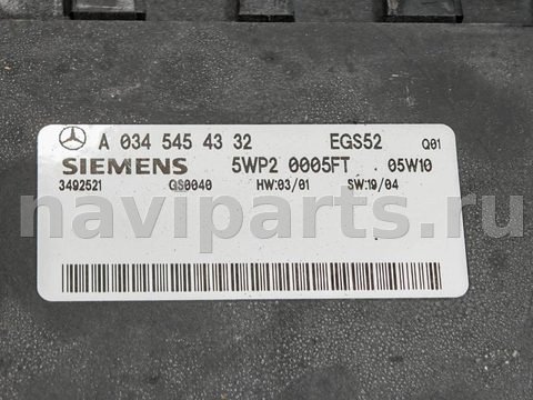 Блок управления АКПП Mercedes C W203, 2006 г., OEM A0345454332, арт. D6136