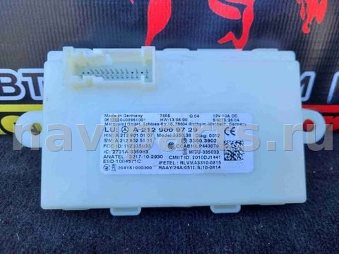 Блок управления бесключевым доступом Mercedes S W222, 2015 г., OEM A2129009729, арт. 11329