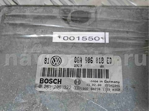 Блок управления двигателем Volkswagen Golf, 2000 г., OEM 06a906018ed, арт. 001550, фото 2