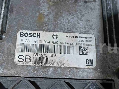 Блок управления двигателем Opel Zafira, 2009 г., OEM 0281017064, арт. 010378, фото 2