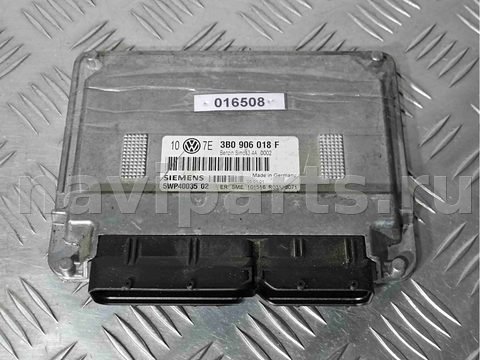 Блок управления двигателем Volkswagen Passat, 2002 г., OEM 3b0906018f, арт. 016508