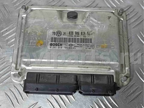 Блок управления двигателем Volkswagen Passat, 2002 г., OEM 038906019er, арт. 022907
