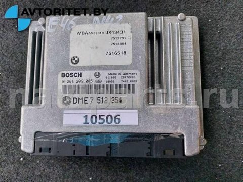 Блок управления двигателем BMW 3 E46, 2002 г., OEM 7512354, арт. 10506