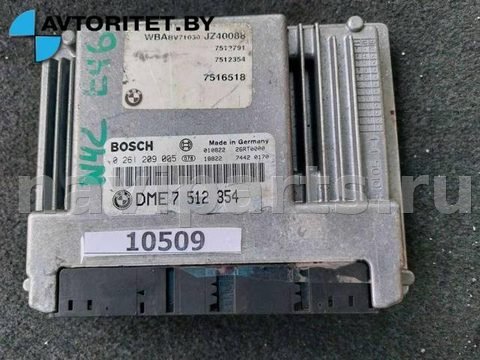 Блок управления двигателем BMW 3 E46, 2001 г., OEM 7512354, арт. 10509