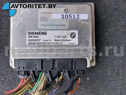 Блок управления двигателем BMW 5 E39, 1999 г., OEM 7500255, арт. 10512