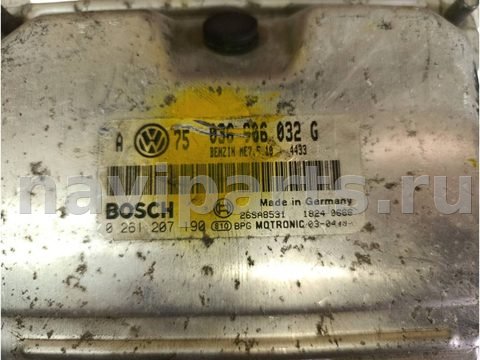 Блок управления двигателем Volkswagen Golf, 2002 г., OEM 036906032G, арт. 105664621, фото 3