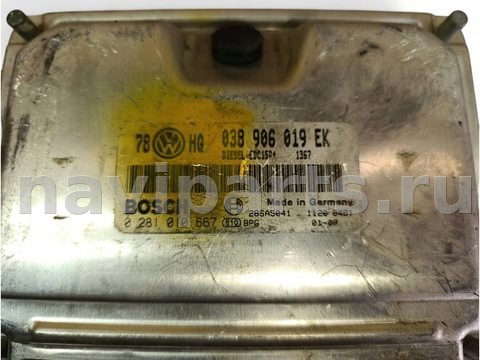 Блок управления двигателем Volkswagen Passat, 2000 г., OEM 038906019EK, арт. 105664625, фото 3