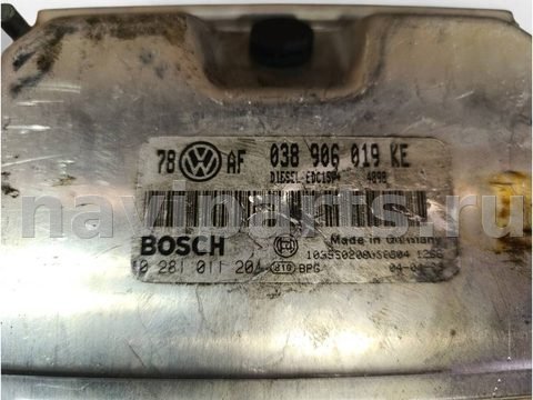Блок управления двигателем Volkswagen Passat, 2000 г., OEM 038906019KE, арт. 105664632, фото 3