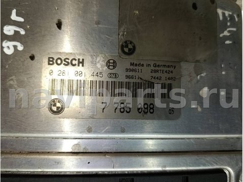 Блок управления двигателем BMW 3 E46, 1999 г., OEM 0281001445, арт. 105667454, фото 2