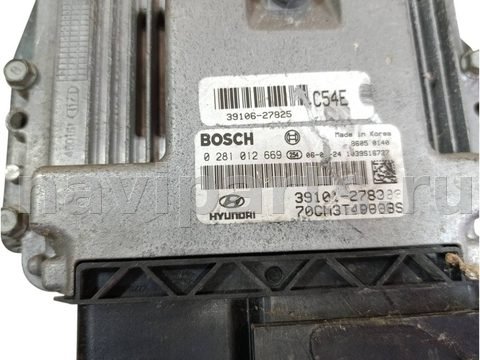 Блок управления двигателем Hyundai Santa Fe, 2008 г., OEM 0281012669, арт. 1056719911, фото 3