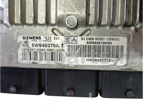 Блок управления двигателем Peugeot 607, 2006 г., OEM 5WS40379AT, арт. 1056721312, фото 3