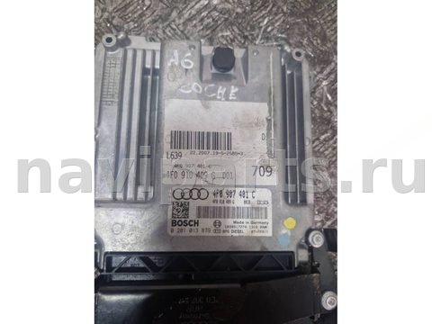Блок управления двигателем Audi A6 Allroad, 2007 г., OEM 4F0907401C, арт. 11012, фото 2