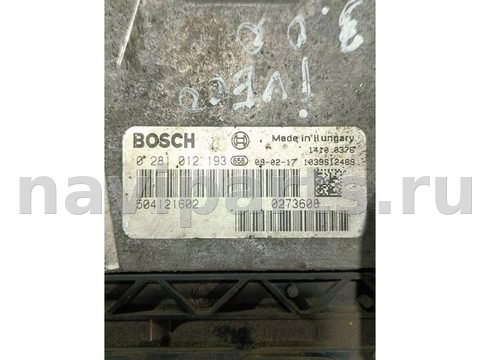 Блок управления двигателем Iveco Daily, 2009 г., OEM 0281012193, арт. 122520, фото 4