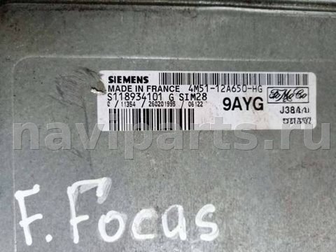 Блок управления двигателем Ford Focus, 1998 г., арт. 4327, фото 3