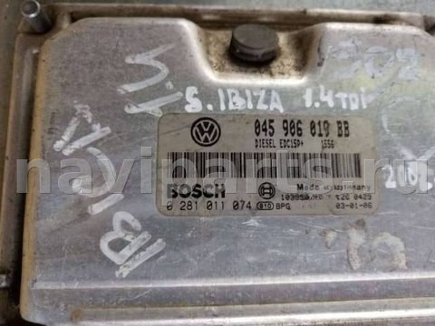 Блок управления двигателем Seat Ibiza, 2001 г., арт. 4332, фото 3